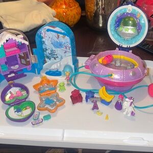 Colorful Kids Polly Pocket Toy Lot!
